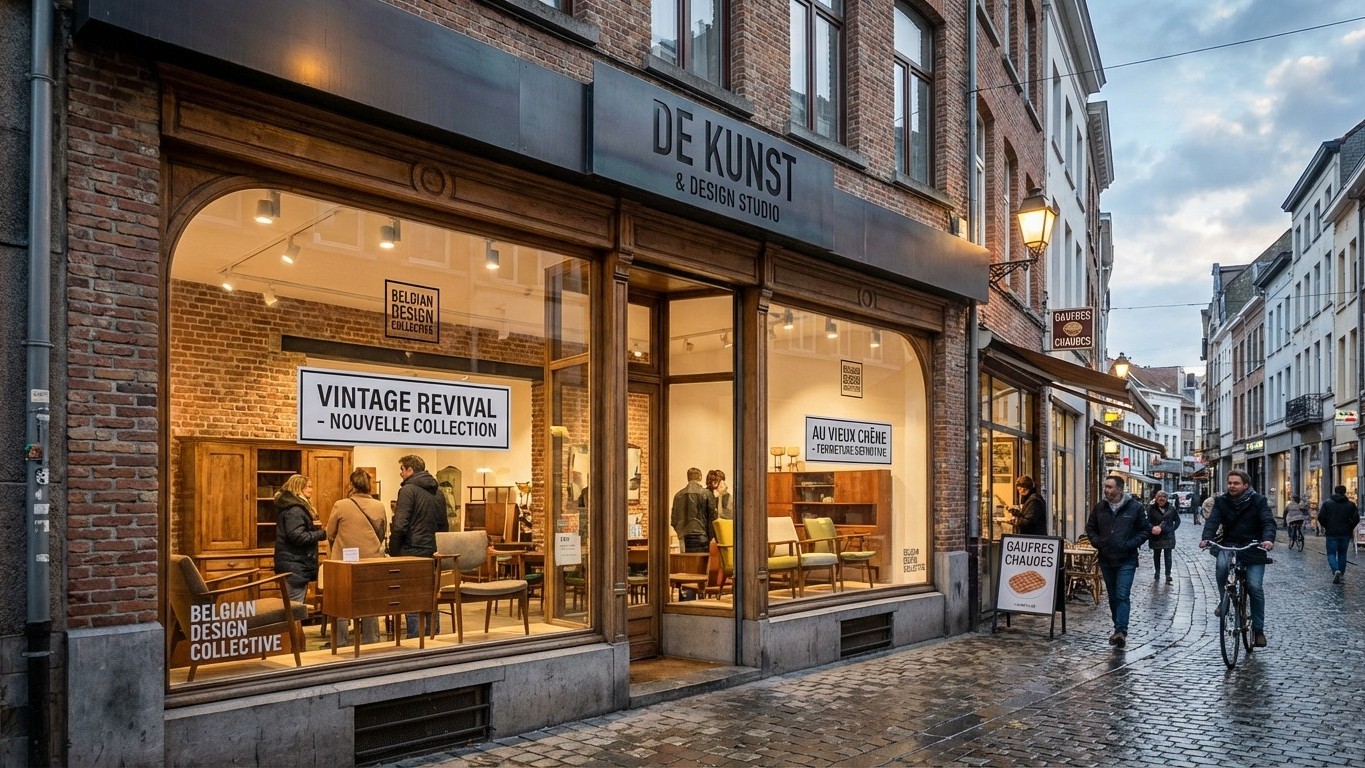 Meubles vintage : ces enseignes encore présentes en Belgique en 2026 (et celles qui disparaissent…)