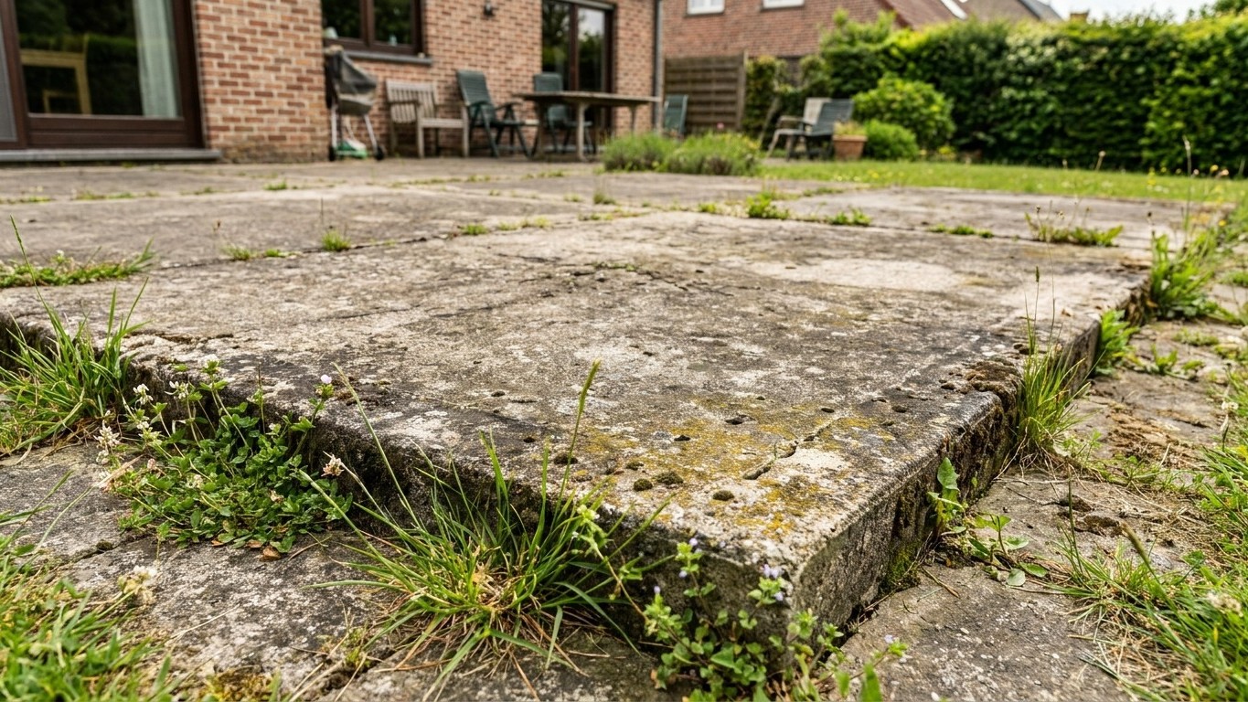 En Belgique, cette terrasse que vous avez coulée il y a des années peut aujourd'hui bloquer net la vente de votre maison
