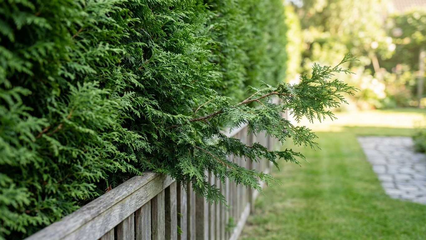 En Belgique, votre haie de thuyas plantée il y a 20 ans peut vous obliger à payer l'élagage chez le voisin