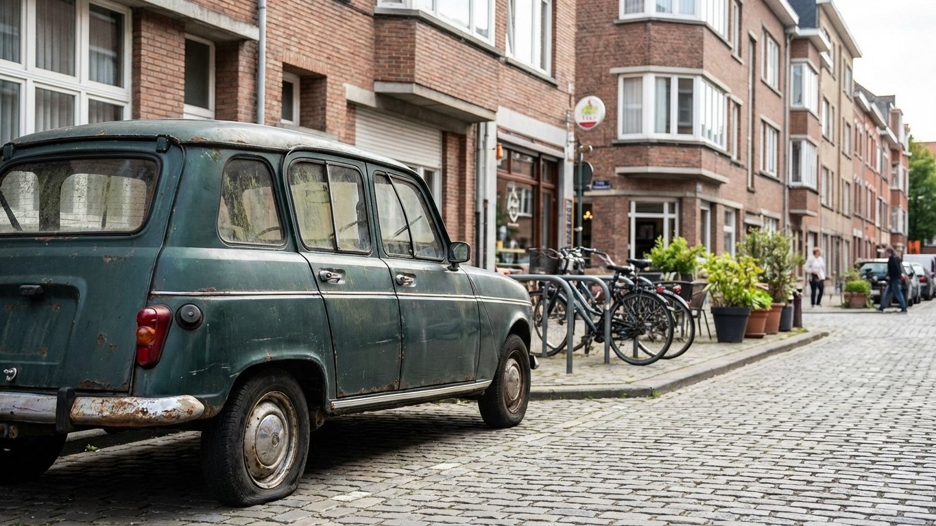 En Belgique, votre voiture garée devant chez vous peut disparaître après seulement 24 heures