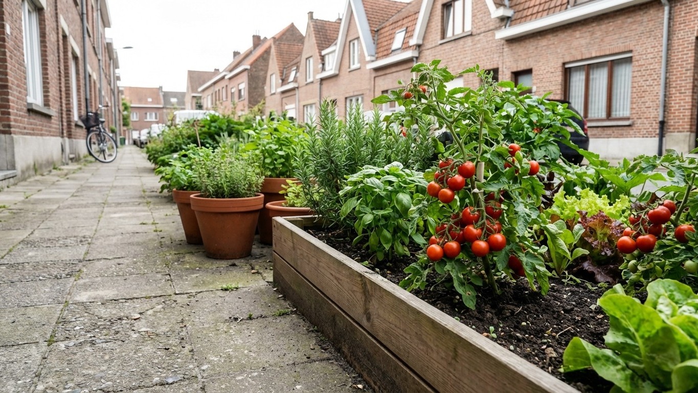 Vous êtes propriétaire de votre trottoir ? En Belgique, ça n'empêche pas la commune d'arracher votre potager sans prévenir