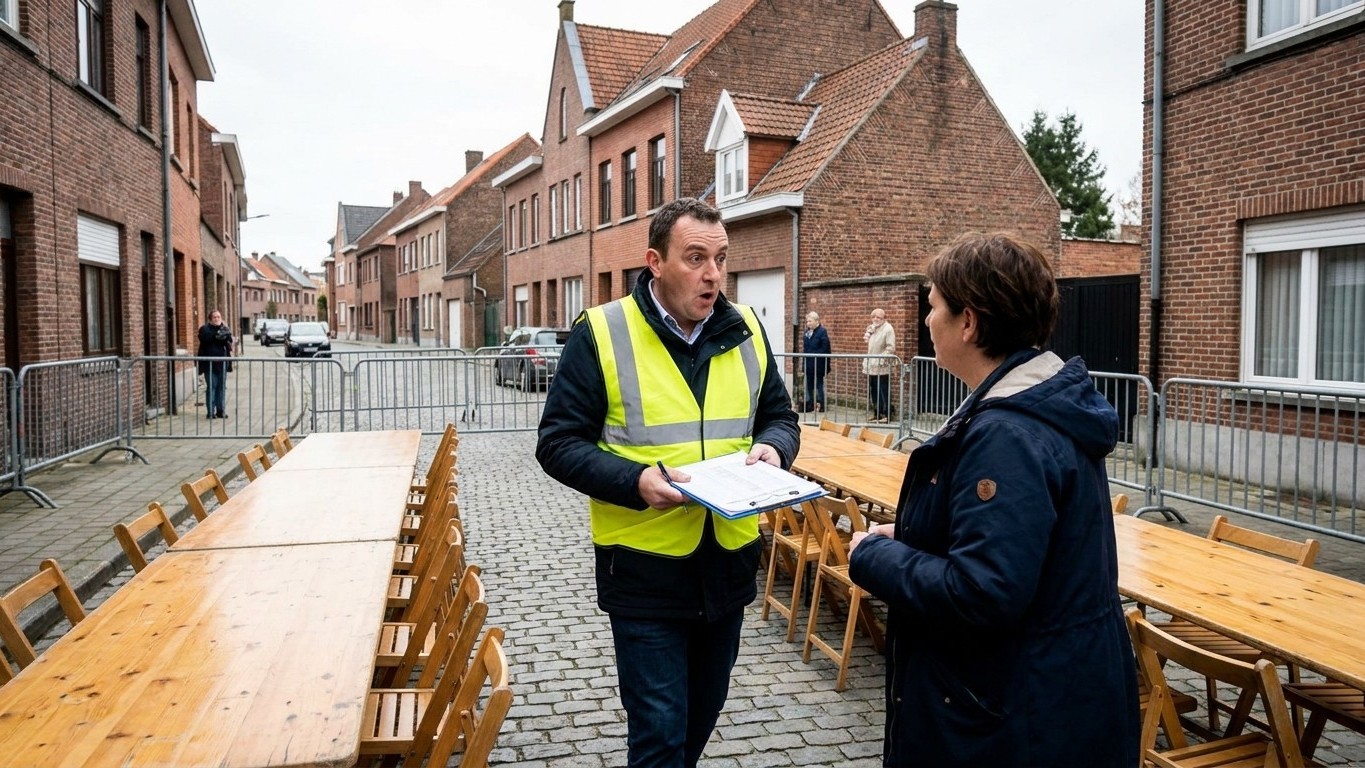 J'avais tout préparé pour la fête des voisins fin mai : en installant les tables dans la rue, un agent communal m'a demand...