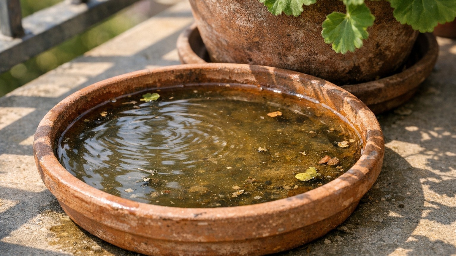 Je laissais une coupelle d'eau sous mes pots depuis des années : le jour où un agent a soulevé le cache, j'ai compris ce q...