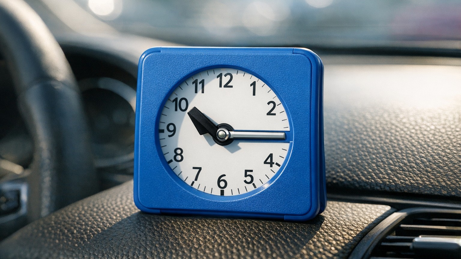 Je réglais mon disque bleu sur l'heure pile en zone bleue : en revenant à ma voiture, j'ai compris pourquoi j'avais une am...