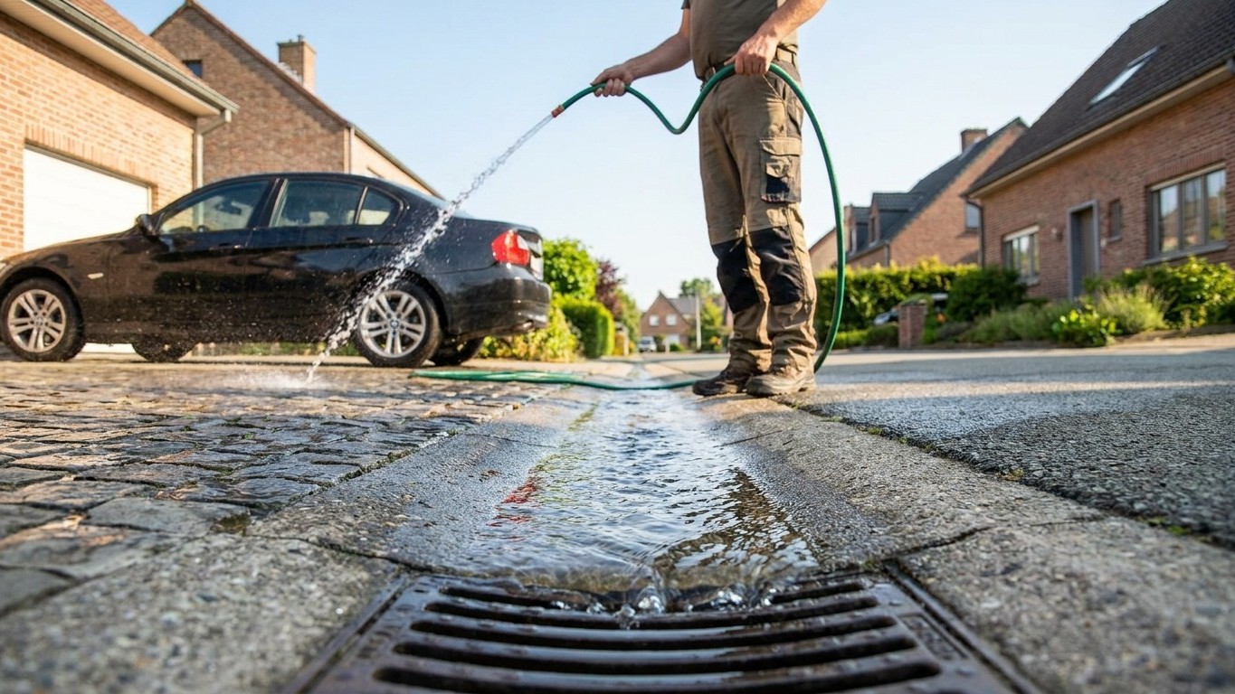 « Je pensais que c'était juste de l'eau savonneuse » : pourquoi laver sa voiture dans la rue peut valoir une amende salée ...