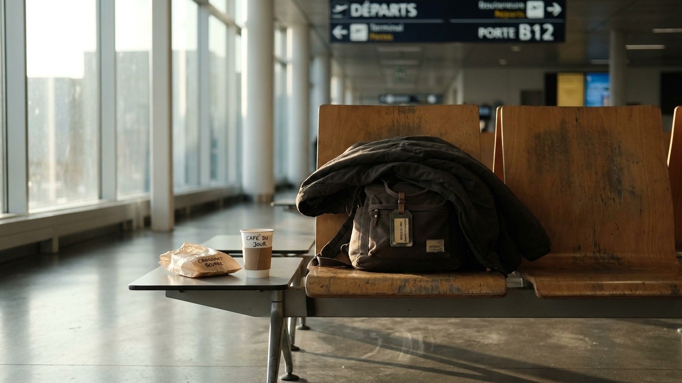 J'ai dormi sur un banc de l'aéroport après l'orage d'août juste pour ne pas avancer une nuit d'hôtel : au matin, j'ai comp...