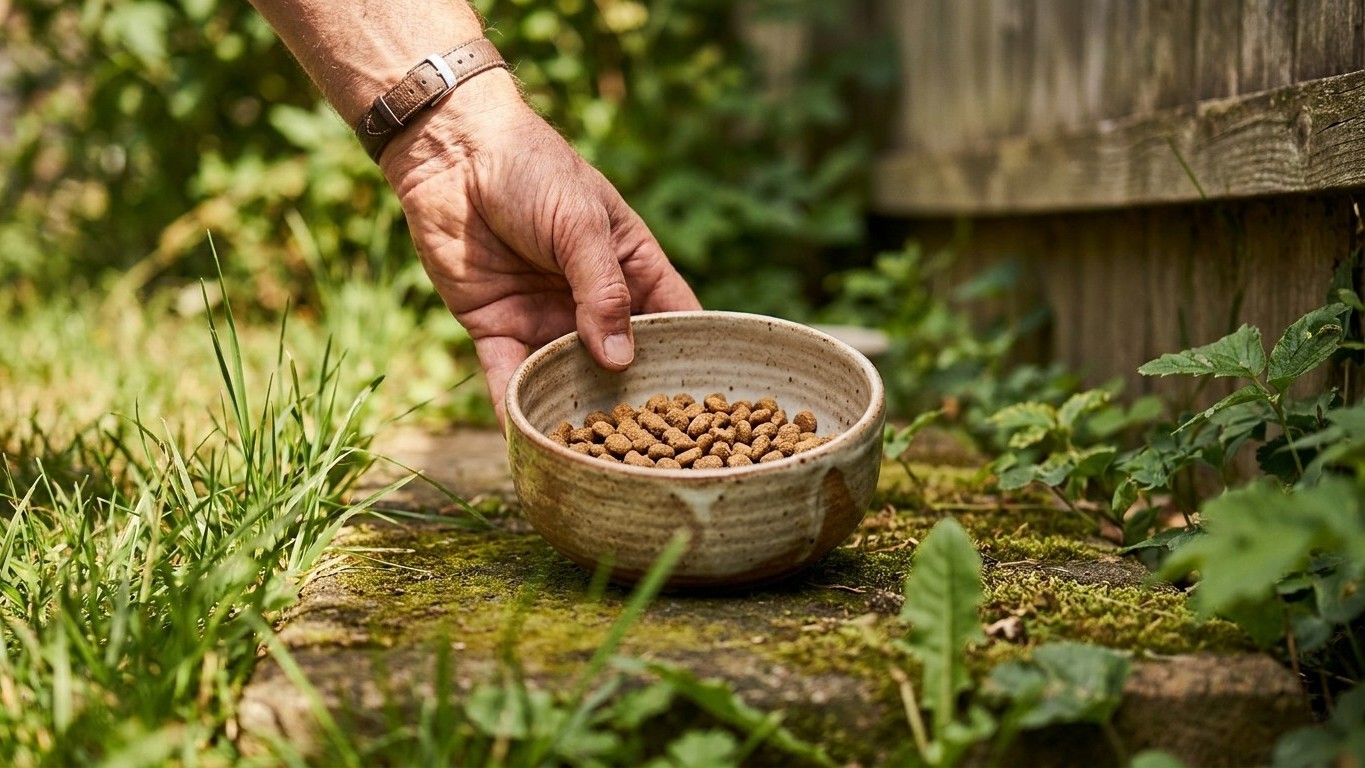 J'ai nourri les pigeons et les chats de mon jardin chaque matin tout l'été juste pour ne pas les laisser mourir de faim : ...
