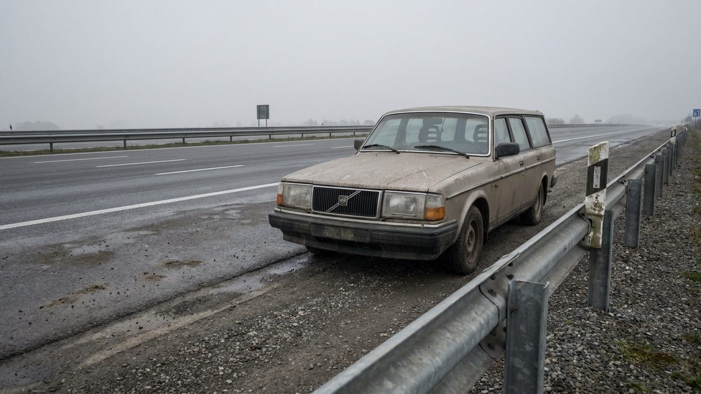 J'ai laissé ma voiture sur la bande d'arrêt d'urgence le temps d'aller chercher un bidon : quand le dépanneur est reparti,...