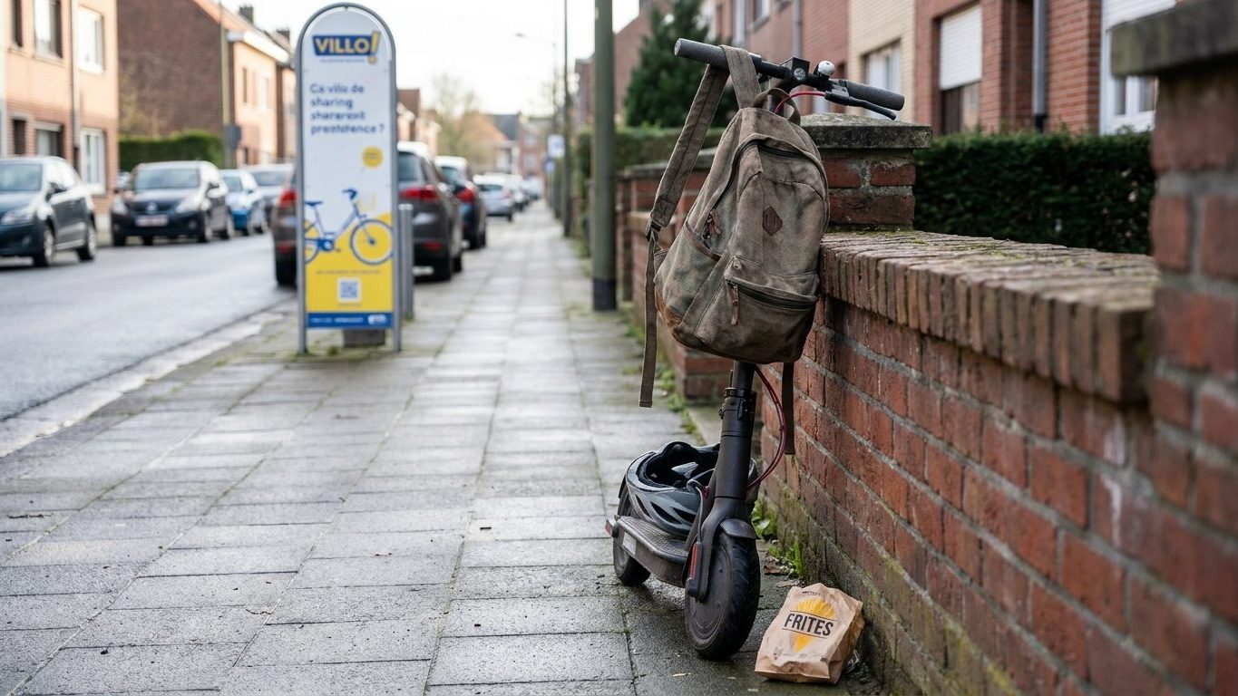J'ai laissé mon fils de 14 ans filer sur le trottoir avec sa trottinette électrique juste pour rejoindre son entraînement ...