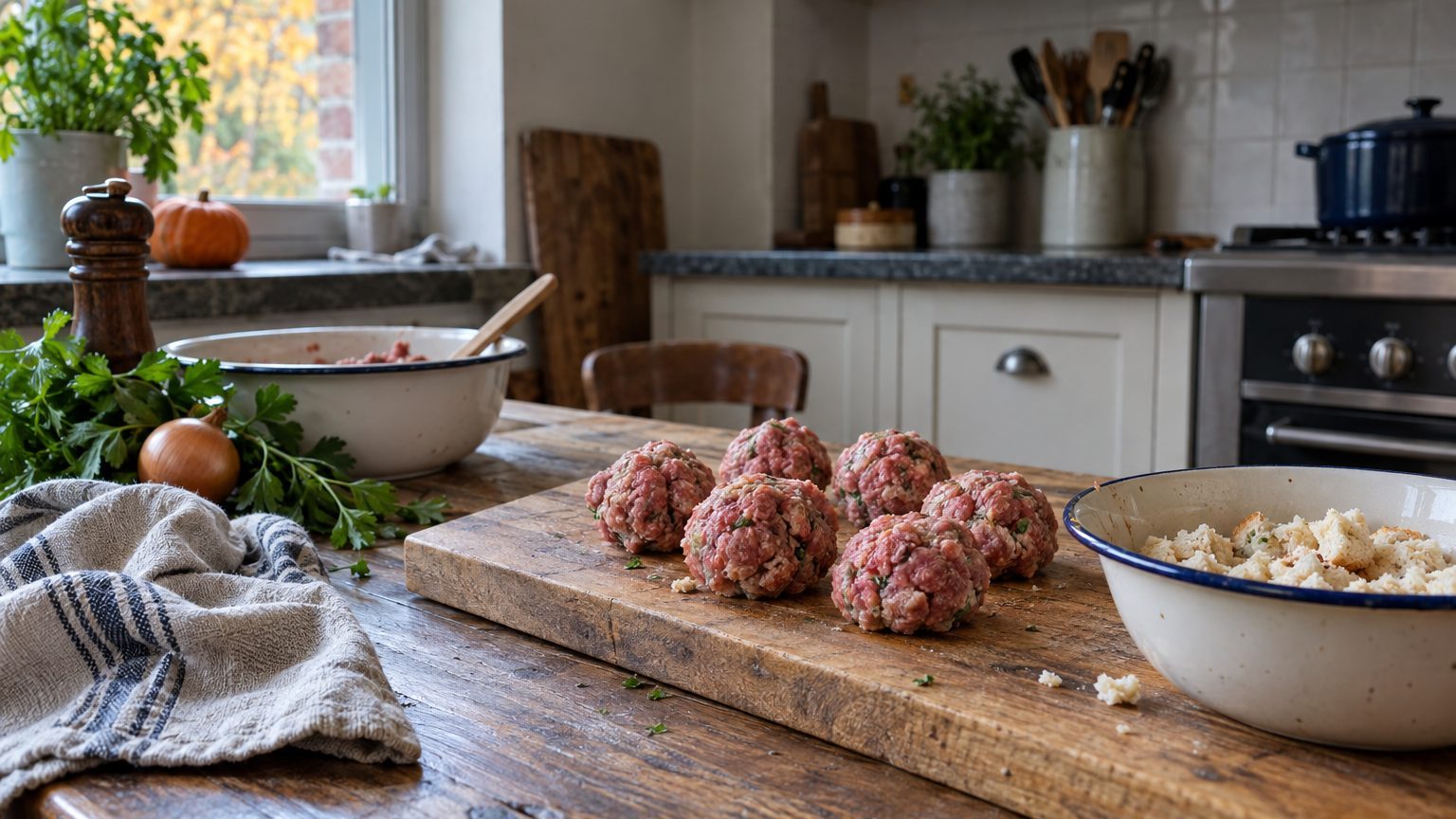 Boulets à la liégeoise : quelle viande choisir, proportions porc-bœuf et liant pour des boulets moelleux