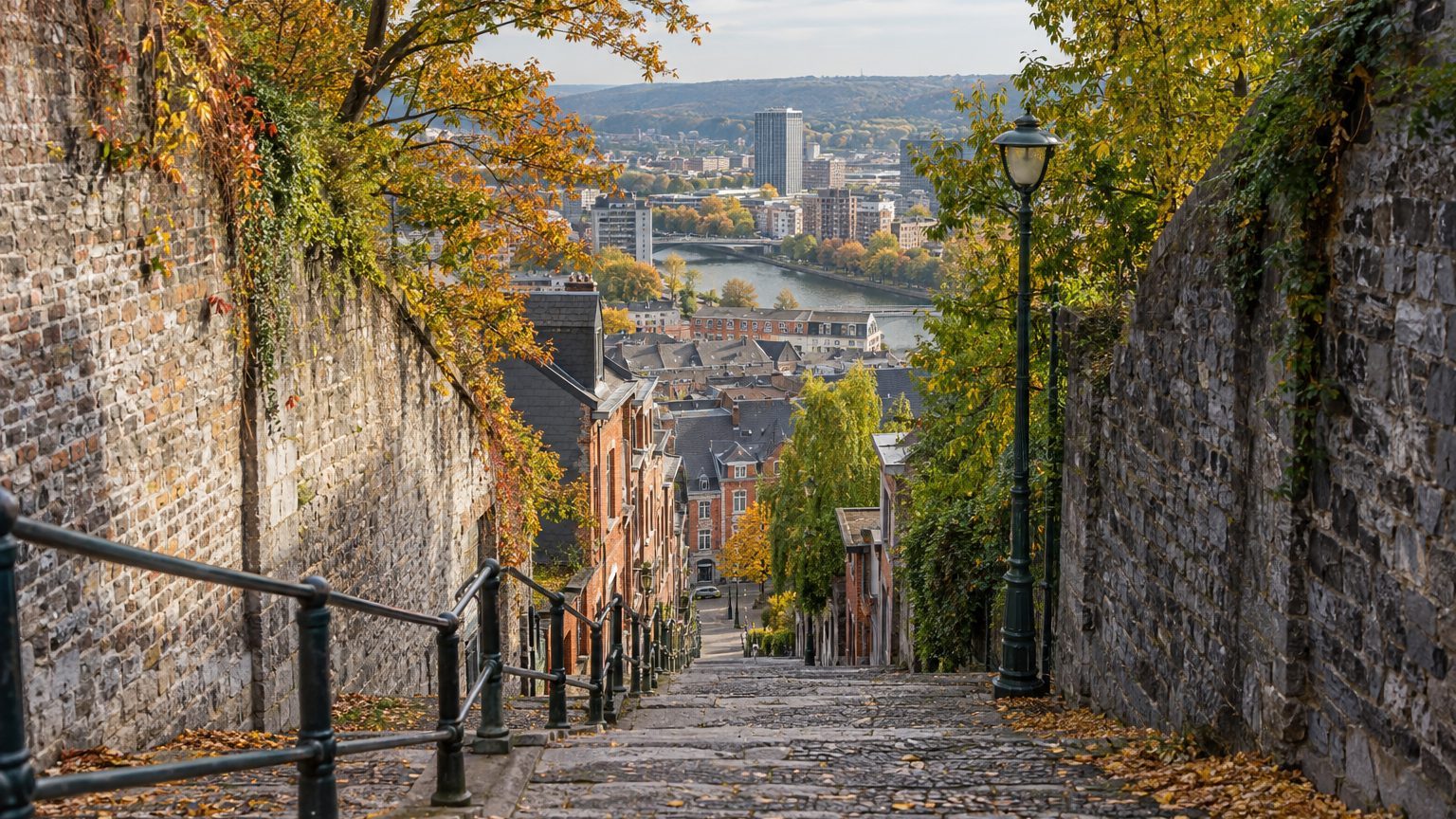 Escalier de Bueren : combien de marches, quelle difficulté et l'histoire de la montagne de Liège