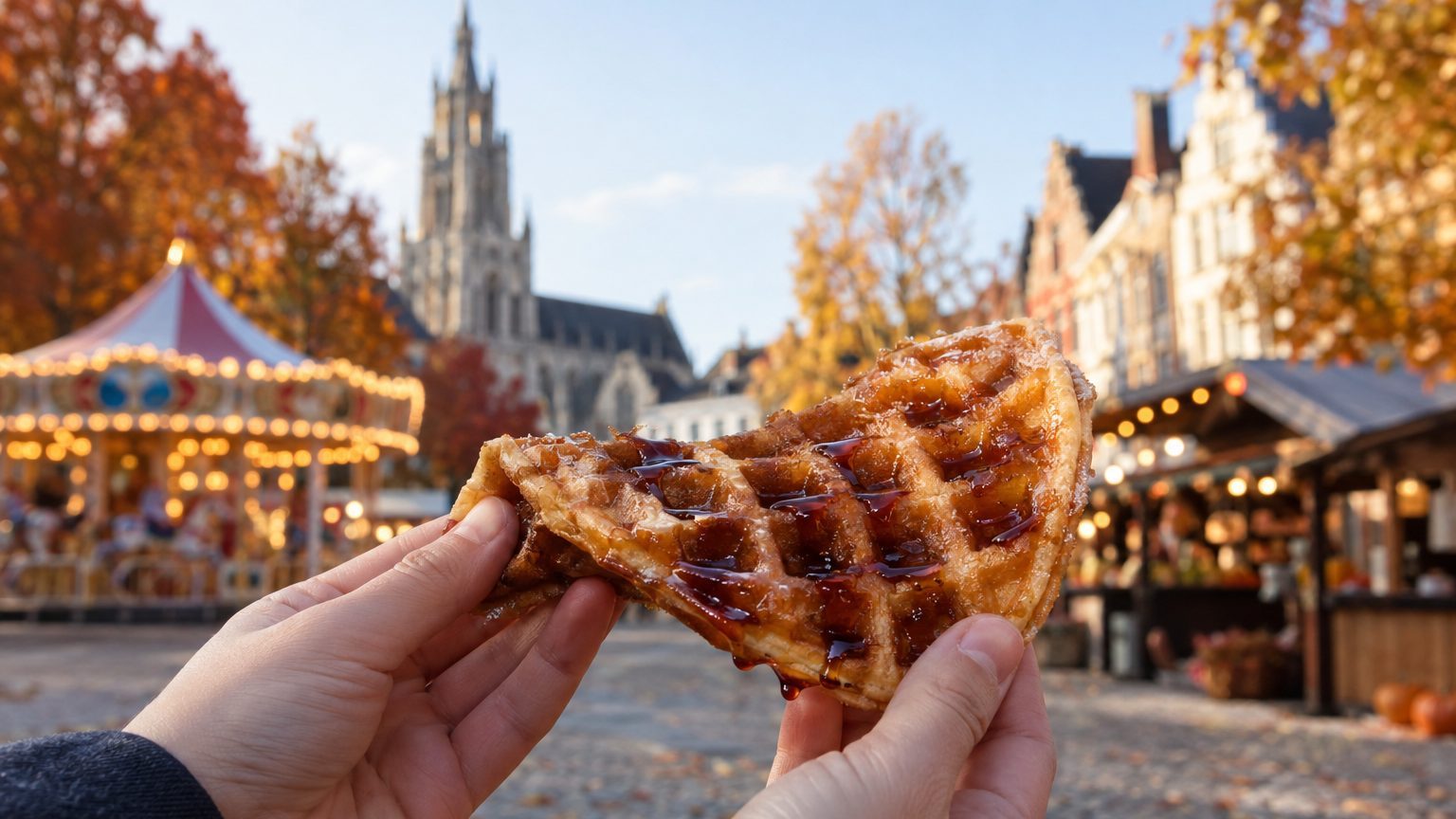 Lacquemant de Liège, c'est quoi : la gaufre fine au sirop de la Foire d'octobre et comment la faire à la maison