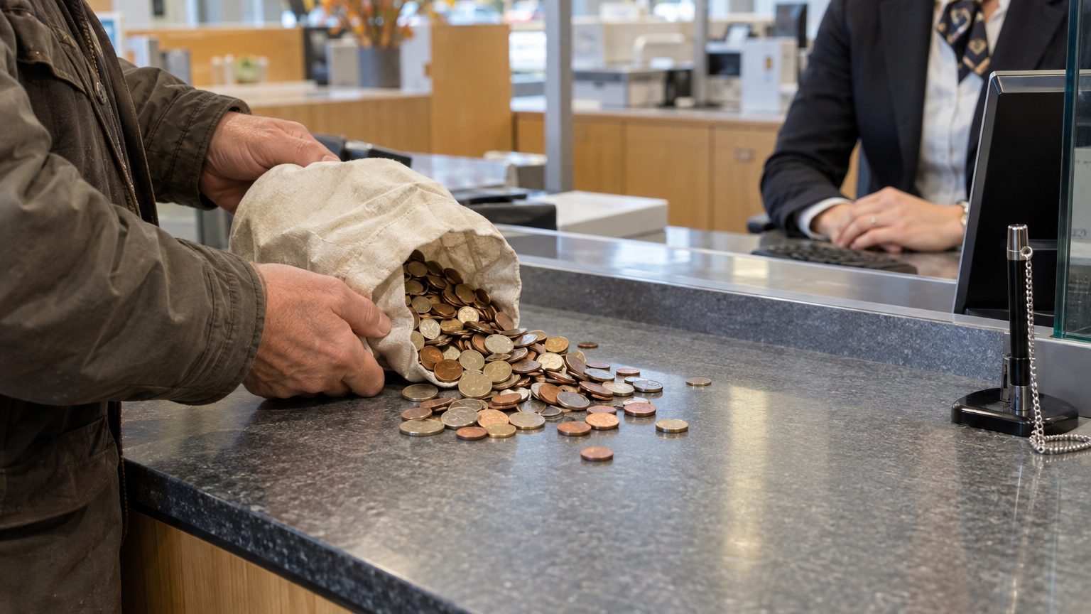 Mon grand-père roulait toujours lui-même ses pièces avant d'aller à la banque et ce n'est pas un caprice : regardez ce que...