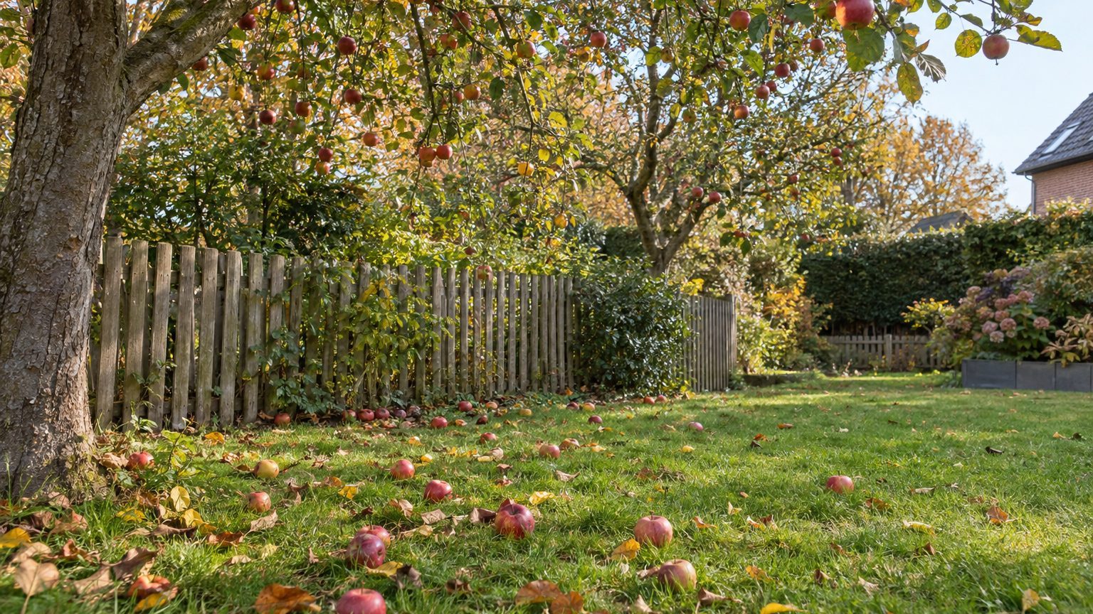 On s'obstine tous à rendre au voisin les pommes de son arbre tombées sur notre pelouse : en Belgique, elles sont à nous dè...